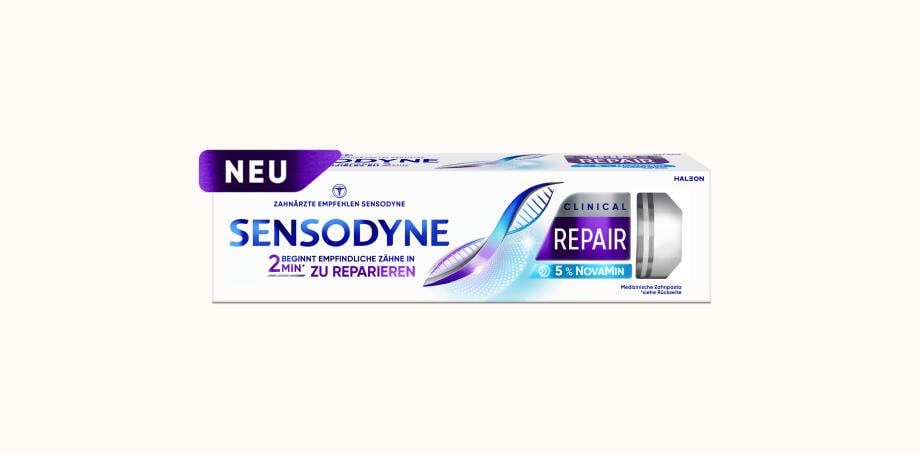 SENSODYNE Clinical Repair: Die neueste Zahnpasta-Generation bei empfindlichen Zähnen